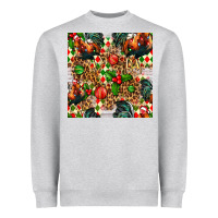 Christmas Leopard Chicken Heavyweight Sweatshirt | Teevron