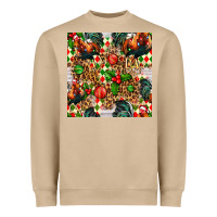 Mushroom christmas leopard chicken Heavyweight Sweatshirt - FaDigitalArtStudio