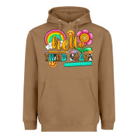 Toasted Coconut hello third grade Heavyweight Hoodie - NancyCooperArtShop