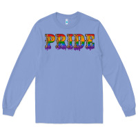 Colony Blue pride lgbtq glitter Long Sleeve Tee - Artiststas