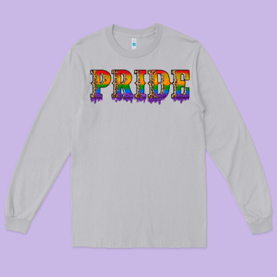 Pride Lgbtq Glitter Long Sleeve Tee Designed By Artiststas