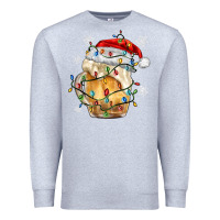 Heather Grey christmas beer Premium Sweatshirt - MaliasSmallBusiness