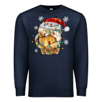 Navy christmas beer Premium Sweatshirt - MaliasSmallBusiness