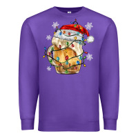 Purple christmas beer Premium Sweatshirt - MaliasSmallBusiness