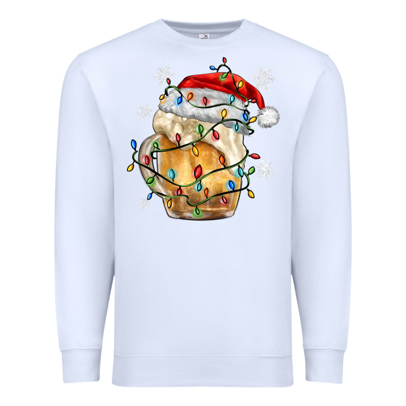 Christmas Beer Premium Sweatshirt by MaliasSmallBusiness | Teevron