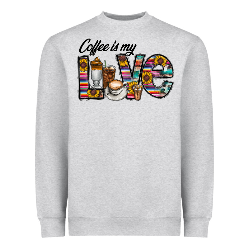 Coffee İs Mt Love Heavyweight Sweatshirt by CowhideDigitalArt | Teevron