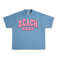 Pebble Blue beach babe Urban Heavy Tee - JahusDesignShop