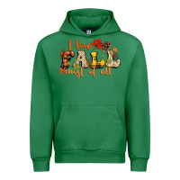 Emerald I love Fall most of Fall Urban Hoodie - NancyCooperArtShop