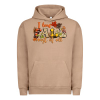 Pigment Burro I love Fall most of Fall Urban Hoodie - NancyCooperArtShop