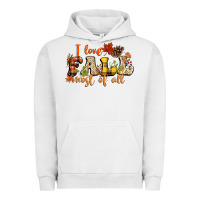 Pigment Lunar Rock I love Fall most of Fall Urban Hoodie - NancyCooperArtShop