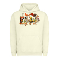 Pigment Pistachio I love Fall most of Fall Urban Hoodie - NancyCooperArtShop