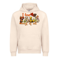 Sandshell I love Fall most of Fall Urban Hoodie - NancyCooperArtShop