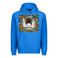True Royal mom life messy bun western Premium Hoodie - Jasminsmagicworld