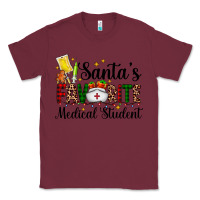 Burgundy santa's favorite medical student Classic Tee - AdoDesignShop