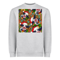 Christmas Leopard Cow Heavyweight Sweatshirt | Teevron