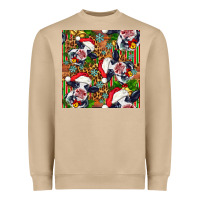 Mushroom christmas leopard cow Heavyweight Sweatshirt - FaDigitalArtStudio