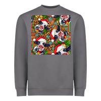Storm christmas leopard cow Heavyweight Sweatshirt - FaDigitalArtStudio