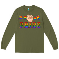 Army Green pride lgbtq Long Sleeve Tee - Artiststas
