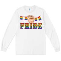White pride lgbtq Long Sleeve Tee - Artiststas