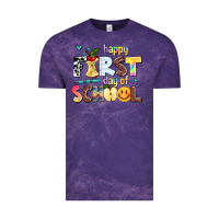 Cloud Purple happy first day of school Vintage Tee - AdoDesignShop