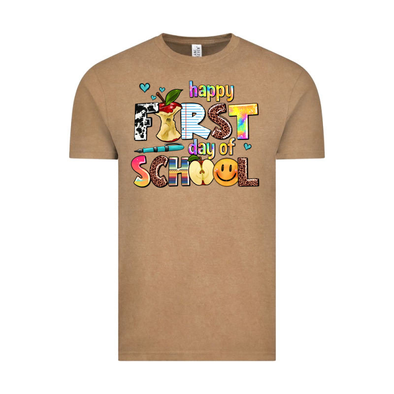 Happy First Day Of School Vintage Tee by AdoDesignShop | Teevron