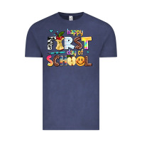 Vintage Denim happy first day of school Vintage Tee - AdoDesignShop