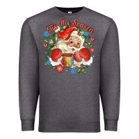 Charcoal Heather mexican santa Premium Sweatshirt - MaliasSmallBusiness