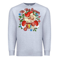 Heather Grey mexican santa Premium Sweatshirt - MaliasSmallBusiness