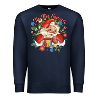 Navy mexican santa Premium Sweatshirt - MaliasSmallBusiness