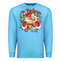 Ocean Blue mexican santa Premium Sweatshirt - MaliasSmallBusiness