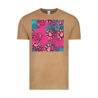 Vintage Camel pink turquoise gemstoes seamless pattern Vintage Tee - HRA Design Shop