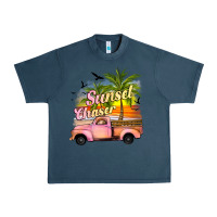 Midnight Navy sunset chaser Urban Heavy Tee - JahusDesignShop
