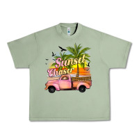 Oil Green sunset chaser Urban Heavy Tee - JahusDesignShop