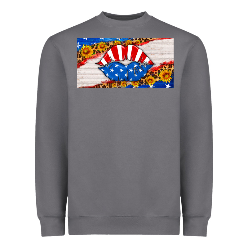 Usa Life License Plate Heavyweight Sweatshirt by HRA Design Shop | Teevron