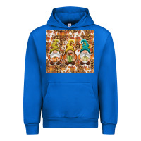 Cobalt Fall gnomes Urban Hoodie - NancyCooperArtShop