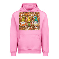 Fuchsia Pink Fall gnomes Urban Hoodie - NancyCooperArtShop