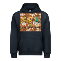 Navy Fall gnomes Urban Hoodie - NancyCooperArtShop