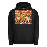Pigment Black Fall gnomes Urban Hoodie - NancyCooperArtShop