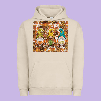 Fall Gnomes Urban Hoodie Designed By Nancycooperartshop