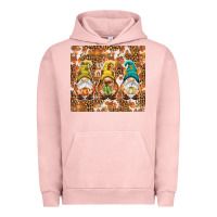 Pigment Salmon Fall gnomes Urban Hoodie - NancyCooperArtShop