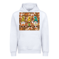 White Fall gnomes Urban Hoodie - NancyCooperArtShop