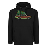 Black christmas vacation car Heavyweight Hoodie - MaliasSmallBusiness
