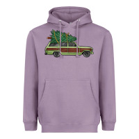 Lavender christmas vacation car Heavyweight Hoodie - MaliasSmallBusiness