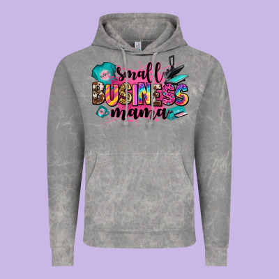 Small Business Mama Vintage Hoodie Designed By Zillion Design Studio