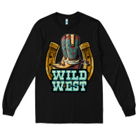 Black wild west Long Sleeve Tee - JahusDesignShop
