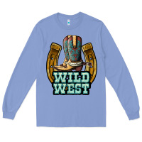 Colony Blue wild west Long Sleeve Tee - JahusDesignShop
