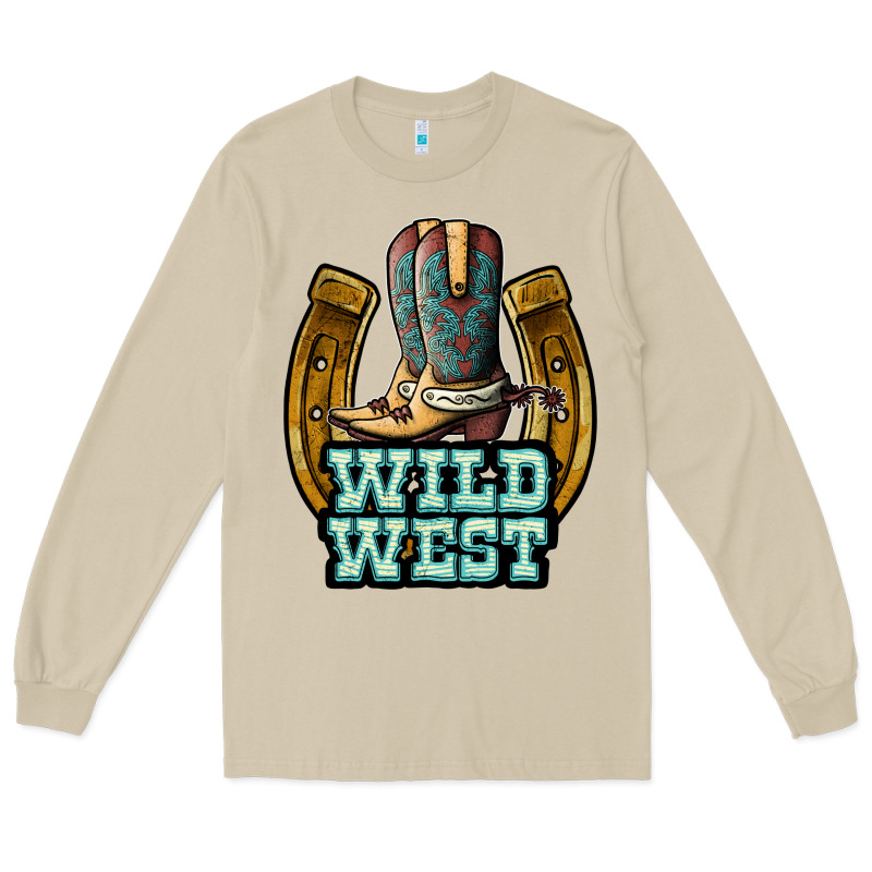 Wild West Long Sleeve Tee by JahusDesignShop | Teevron