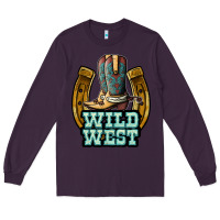 Plum wild west Long Sleeve Tee - JahusDesignShop