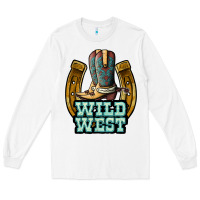 White wild west Long Sleeve Tee - JahusDesignShop
