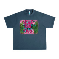 Midnight Navy stuck on you cactus Urban Heavy Tee - BarkalooDesign